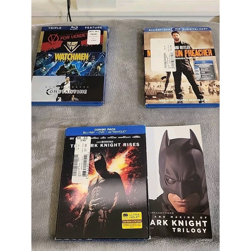 6 blu ray/Dvd movie Bundle!!! Action/Superhero Bundle